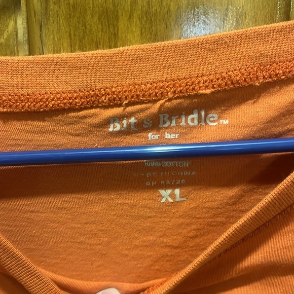 Bit & bridle L/S tee XL - Picture 2 of 3